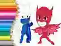 لعبة كتاب تلوين PJ Masks على الانترنت