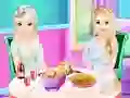 لعبة غداء شهي للأخوات على الانترنت