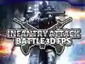 لعبة معركة هجوم المشاة 3D FPS على الانترنت