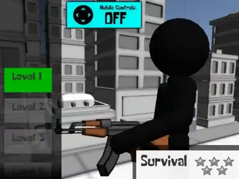 لعبة Stickman Gun Shooter 3D على الانترنت