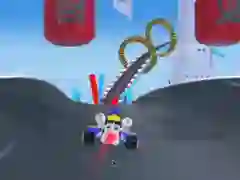 لعبة سباق الكارت المجنون على الانترنت