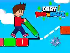 لعبة Obby ارسم لت escape على الانترنت