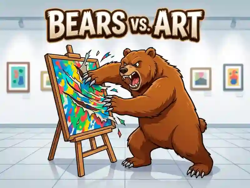 لعبة Bears vs. Art على الانترنت