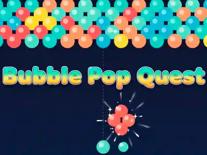 لعبة Bubble Pop Quest على الانترنت