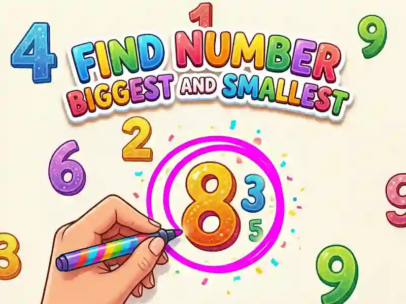 لعبة Find Number Biggest and Smallest على الانترنت