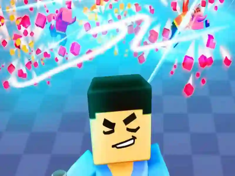 لعبة 3D Block Gladiator: Sword Draw على الانترنت