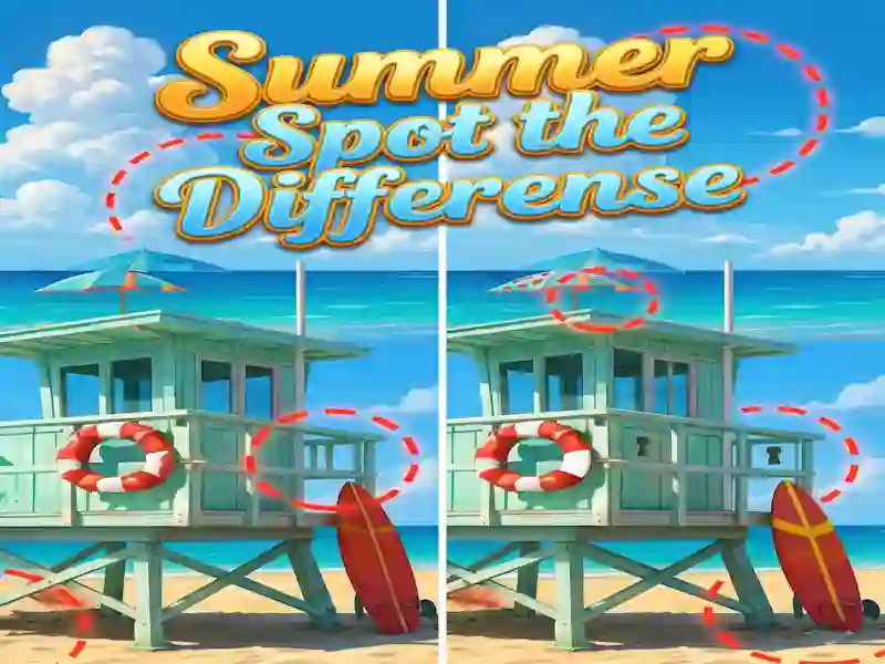 لعبة Summer Spot the Differense على الانترنت