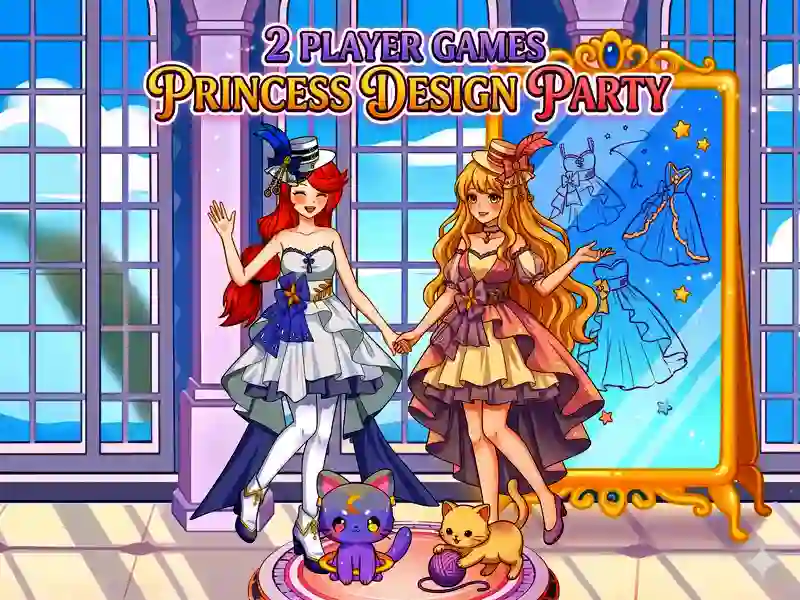 لعبة 2 Player Games Princess Design Party على الانترنت