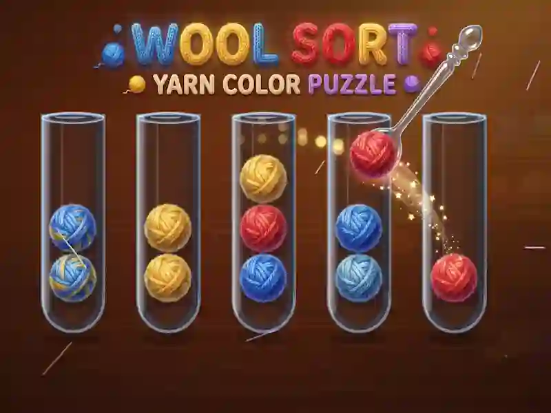 لعبة Wool Sort Yarn Color Puzzle على الانترنت