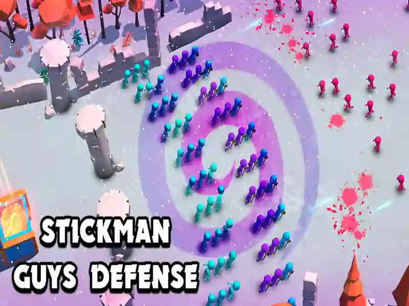 لعبة Stickman ﺏﺎﺒﺷ ﻉﺎﻓﺪﻟﺍ على الانترنت