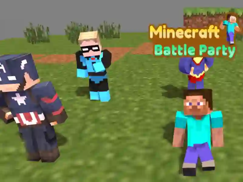 لعبة Minecraft Battle Party على الانترنت