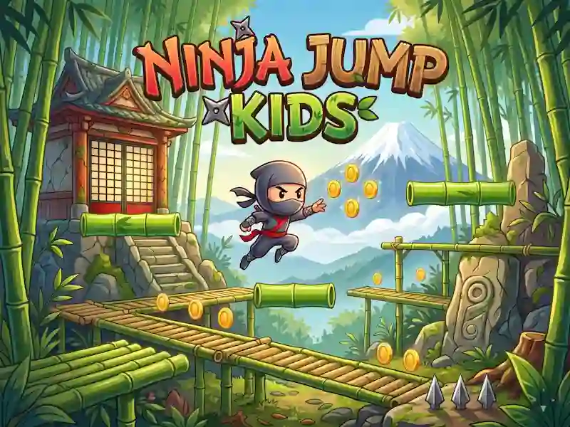 لعبة Ninja Jump Kids على الانترنت