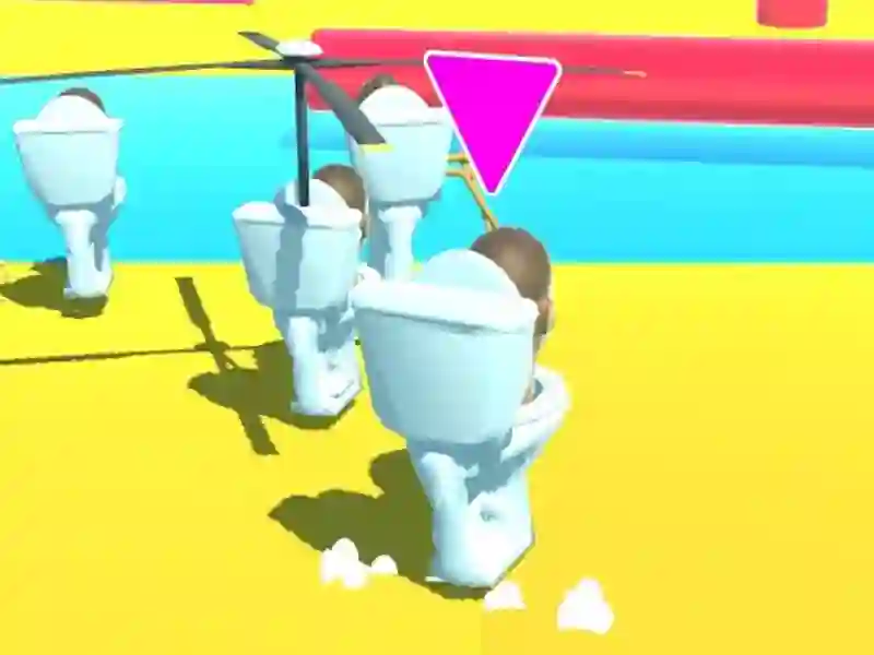 لعبة ﺽﺎﺣﺮﻤﻟﺍ Skibidi ﻁﻮﻘﺳ على الانترنت