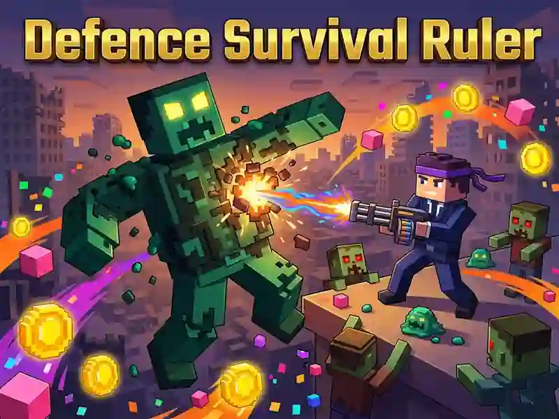لعبة Defence Survival Ruler على الانترنت