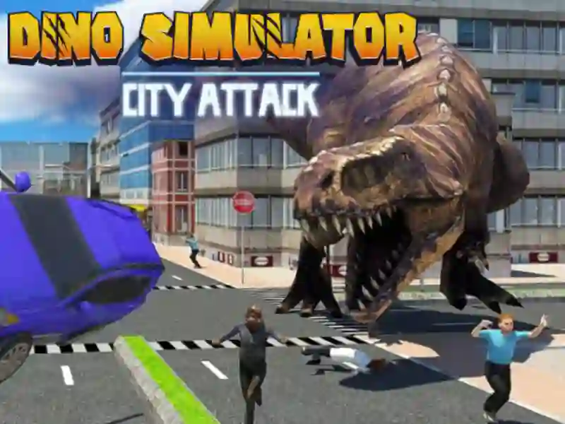 لعبة Dino Simulator ﺔﻨﻳﺪﻣ ﻡﻮﺠﻫ على الانترنت