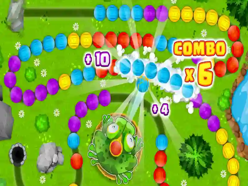 لعبة Frogtastic ﻡﺎﺧﺮﻟﺍ ﺓﺮﻣﺎﻐﻣ على الانترنت