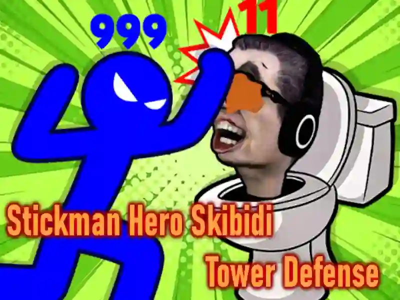 لعبة Stickman Hero Skibidi ﻞﻄﺑ ﺝﺮﺑ ﻦﻋ ﻉﺎﻓﺪﻟﺍ على الانترنت