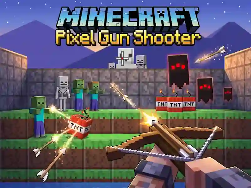 لعبة Minecraft Pixel Gun Shooter على الانترنت