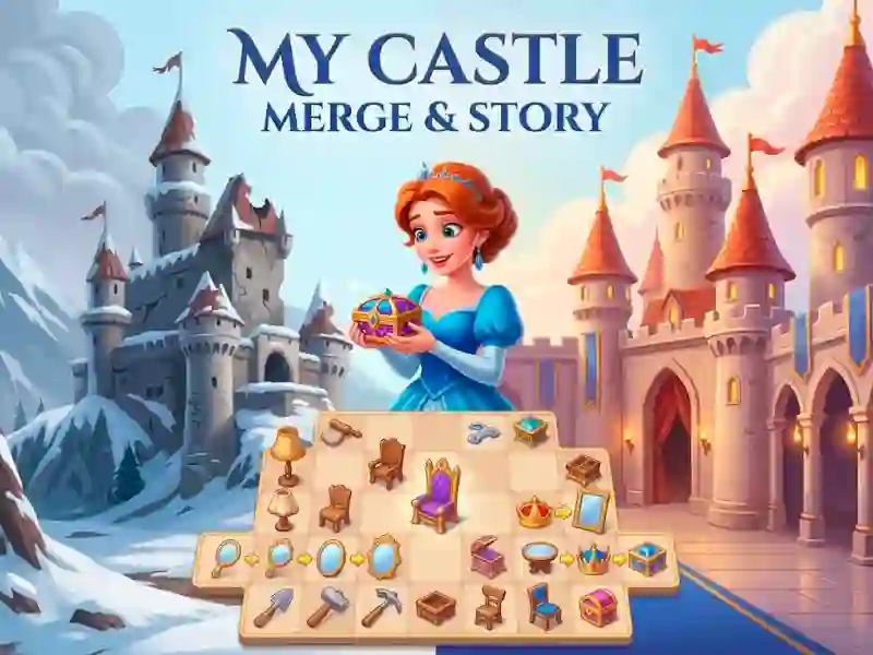 لعبة My Castle. Merge & Story على الانترنت