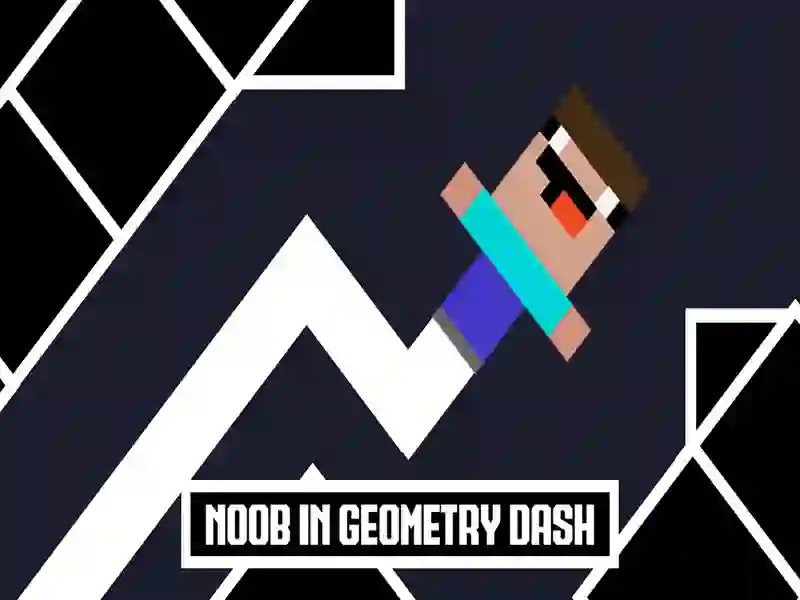 لعبة Noob in Geometry Dash على الانترنت