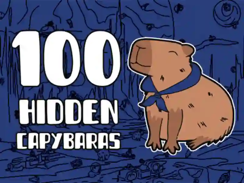 لعبة 100 Hidden Capybaras على الانترنت