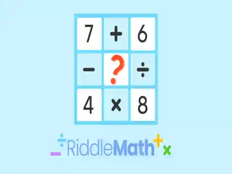 لعبة Riddlemath على الانترنت