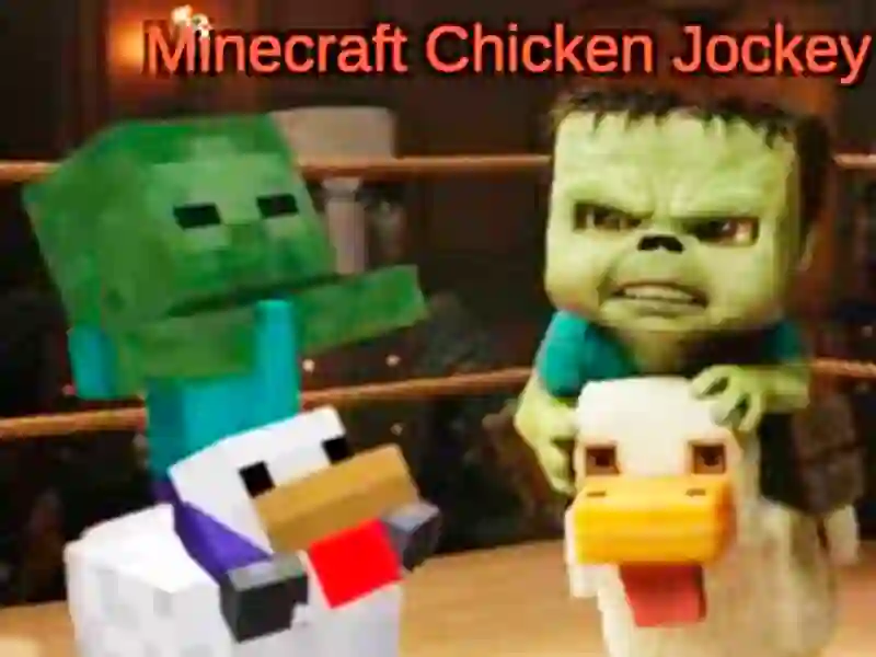 لعبة Minecraft Chicken Jockey على الانترنت