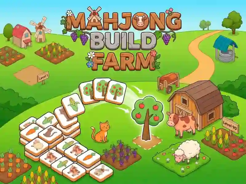 لعبة Mahjong Build Farm على الانترنت