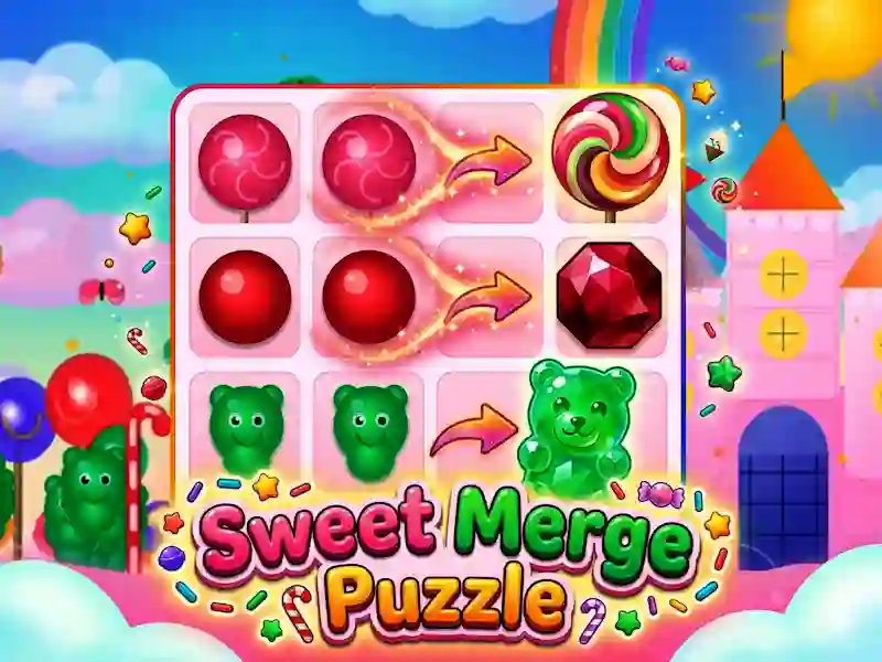 لعبة Sweet Merge Puzzle على الانترنت