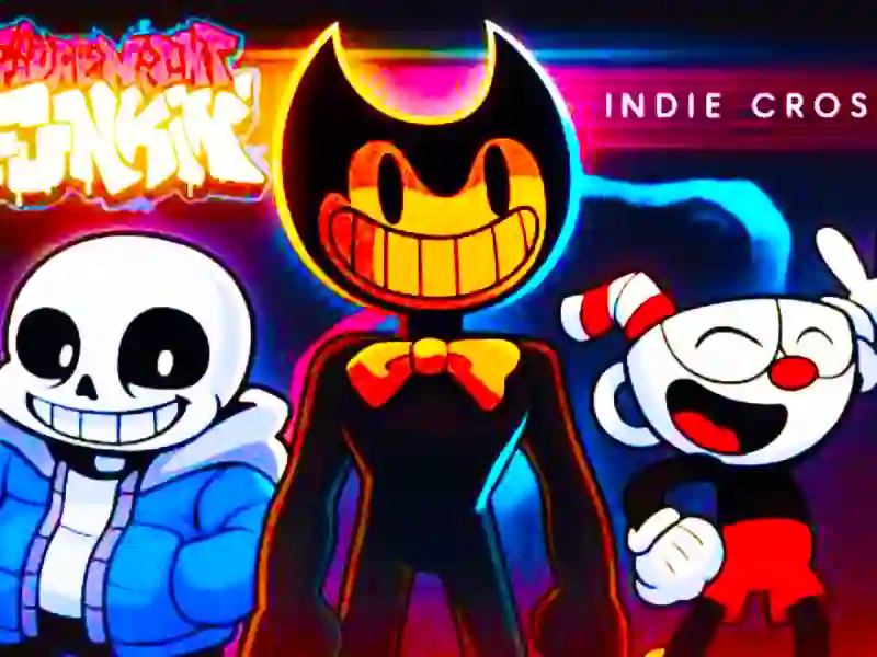 لعبة FNF vs Indie Cross على الانترنت