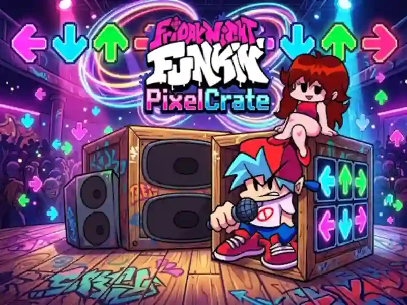 لعبة Friday Night Funkin PixelCrate على الانترنت