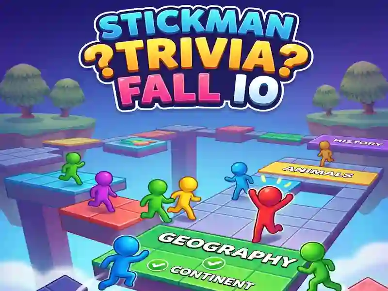لعبة Stickman Trivia Fall IO على الانترنت