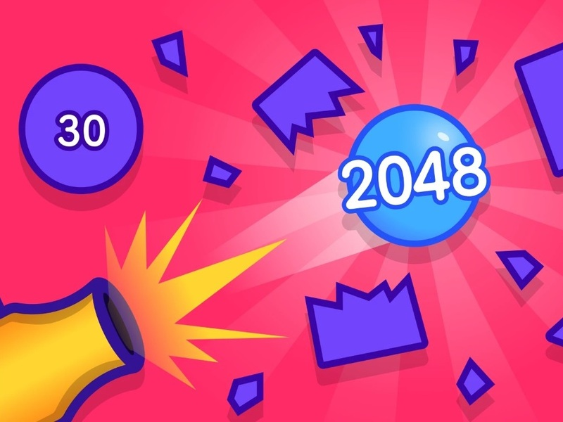 لعبة ﺭﺎﻣﺪﻟﺍ ﻞﺘﻛ 2048 على الانترنت