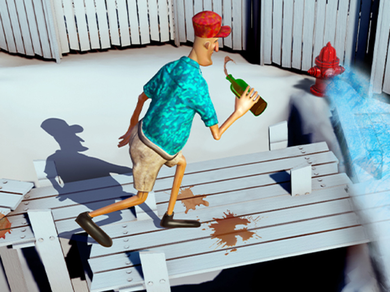 لعبة 3D ﺮﻜﺳ ﺔﻟﺎﺣ ﻲﻓ ﻞﺟﺭ على الانترنت