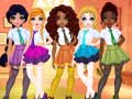لعبة أميرات BFF تسرع إلى المدرسة على الانترنت