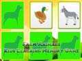 لعبة حيوانات المزرعة: تعلم الذاكرة للأطفال على الانترنت