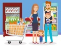 لعبة أحجية التسوق السعيدة على الانترنت