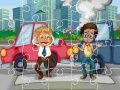 لعبة لغز السيارة المتصدعة على الانترنت