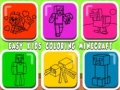 لعبة تلوين سهل للأطفال Minecraft على الانترنت