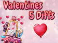 لعبة عيد الحب 5 اختلافات على الانترنت