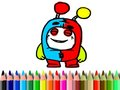 لعبة العودة إلى المدرسة: كتاب تلوين OddBods على الانترنت