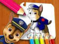 لعبة كتاب تلوين باترول الحيوانات على الانترنت