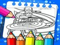 لعبة كتاب تلوين كابتن أمريكا على الانترنت