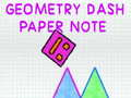 لعبة Geometry Dash ورقة ملاحظة على الانترنت