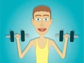 لعبة نقر العضلات على الانترنت