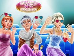 لعبة ليلة الأفلام العائلية الجليدية على الانترنت