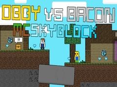 لعبة أوبي ضد بيكون: MCSkyblock على الانترنت