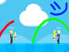 لعبة ارسم Obby على الانترنت