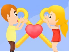 لعبة قصة حب لغز الدبوس على الانترنت
