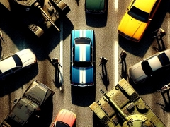 لعبة GTA سباق السيارات على الانترنت